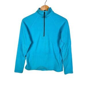 Narragansett Traders Fleece Half Zip Pullover Sweater Blue women’s size M